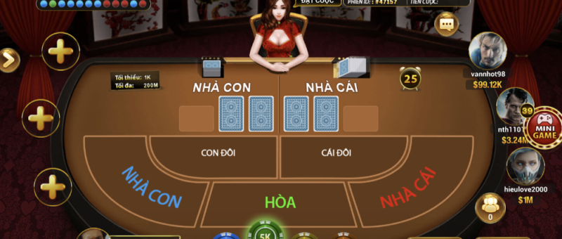Chia sẻ luật chơi tựa game bài đổi thưởng Baccarat