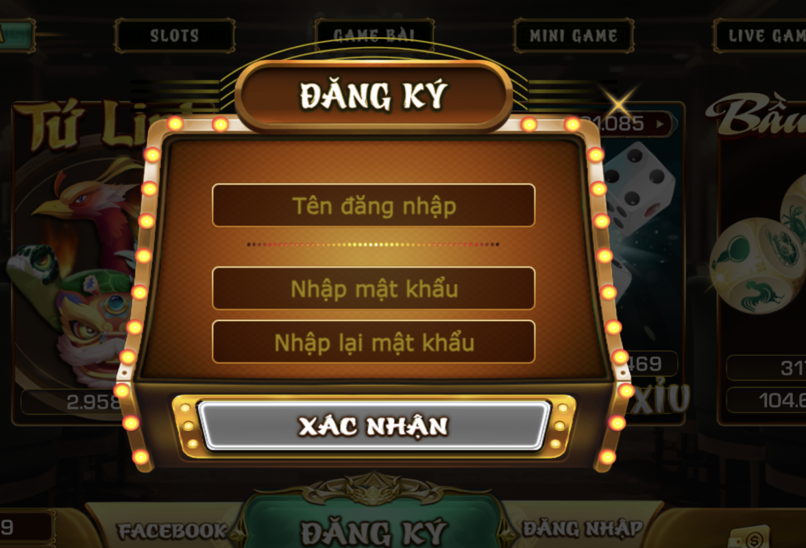 Đăng ký tài khoản game bài đổi thưởng uy tín