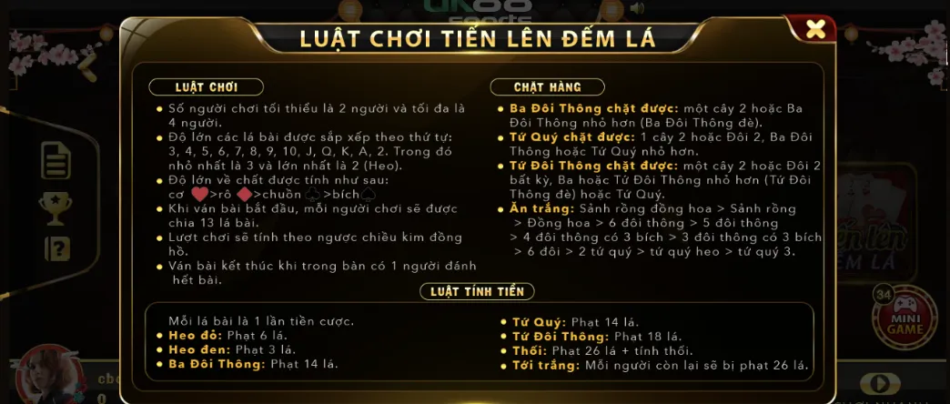 Tiến lên đếm lá