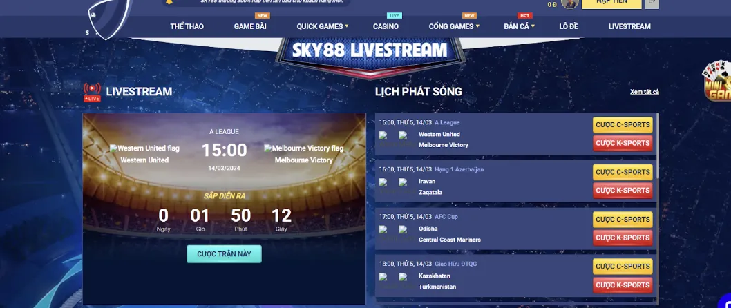 Hệ thống bảo mật tại Sky88 tối tân 